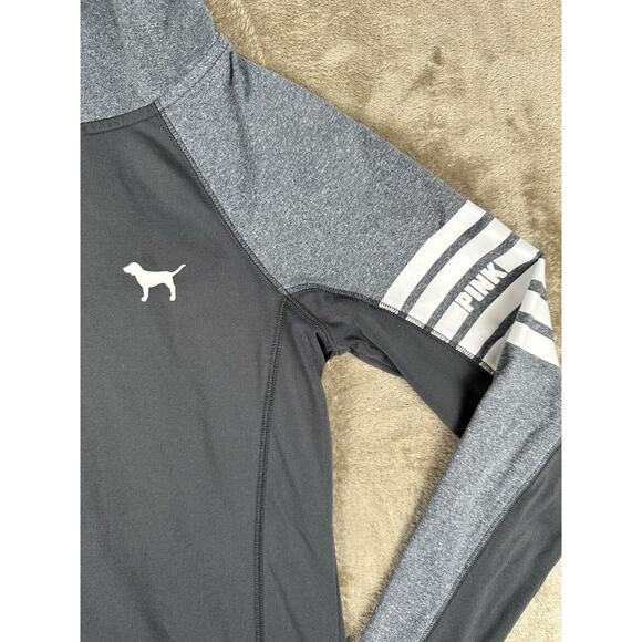 PINK Victoria Secret Women Ultimate Hoodie Small Gray Polyester Blend - Picture 2 of 10